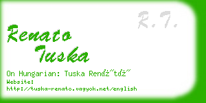 renato tuska business card
